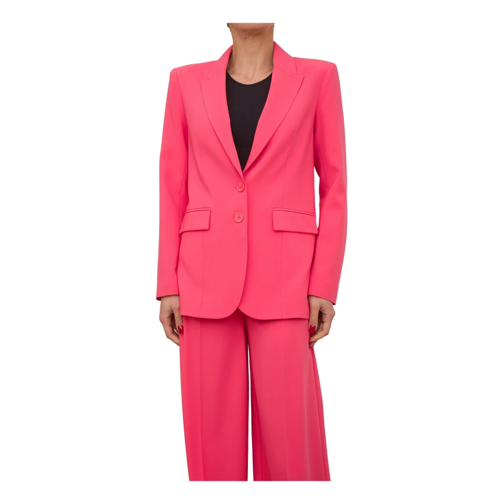 Patrizia Pepe Vrouw Roze Coral Jasje