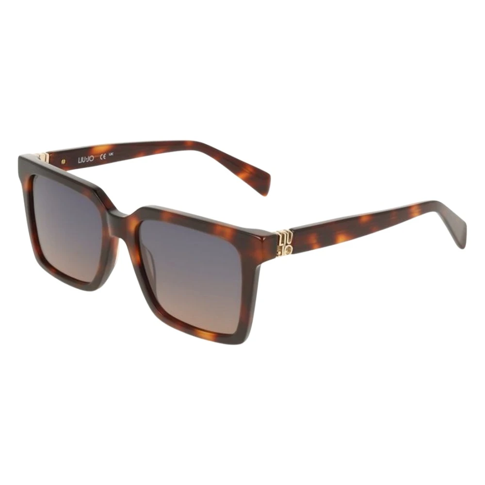 Liu Jo Brown Lj826s 240 Woman Sunglasses Acetate Havana Squared Normal - Image 2