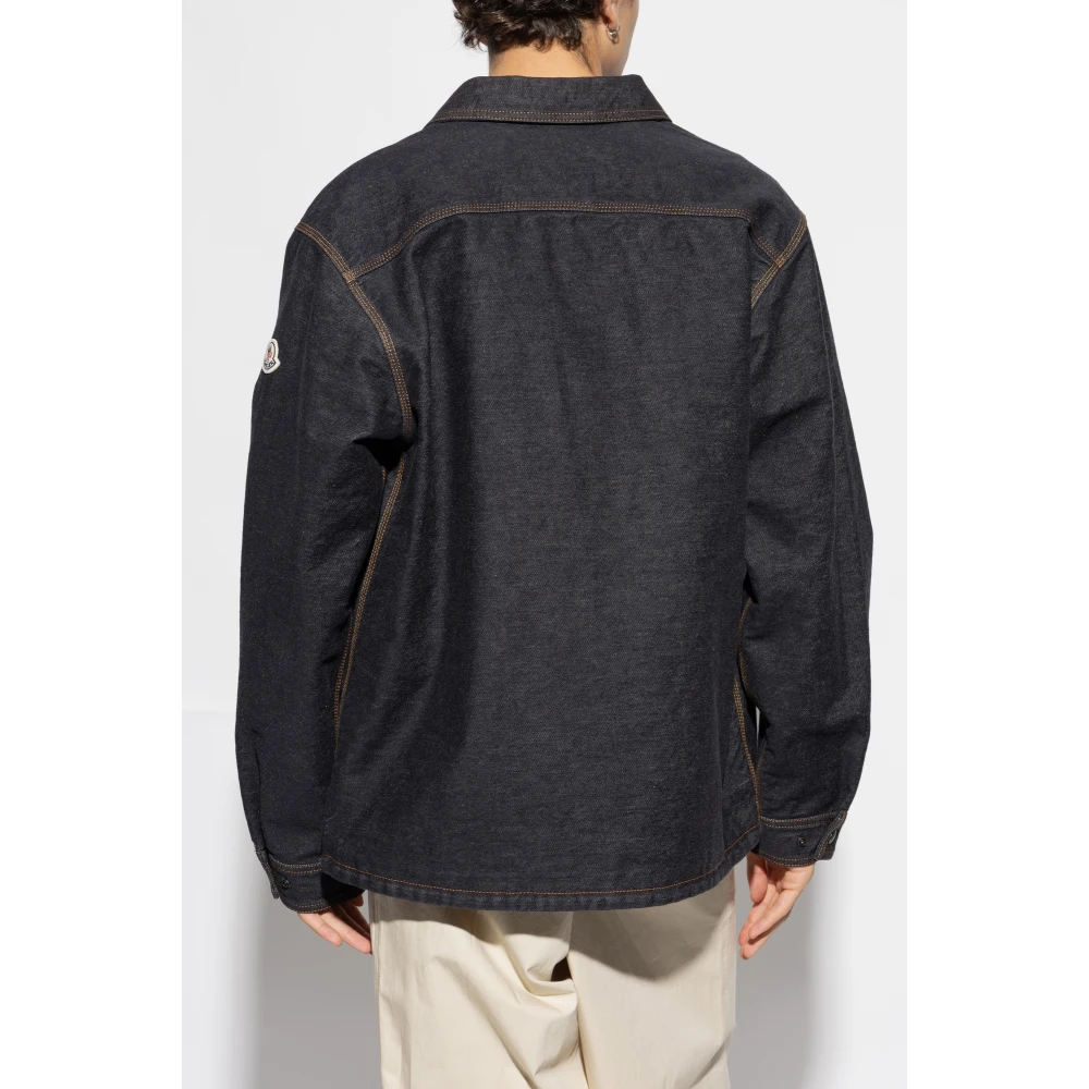 Moncler Denim jas Blue Heren