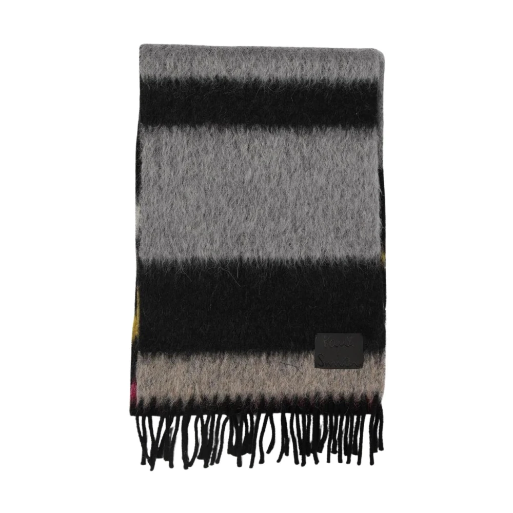 Paul Smith Uomo Grigio - Sciarpa A Righe In Lana - Accessories - One Size