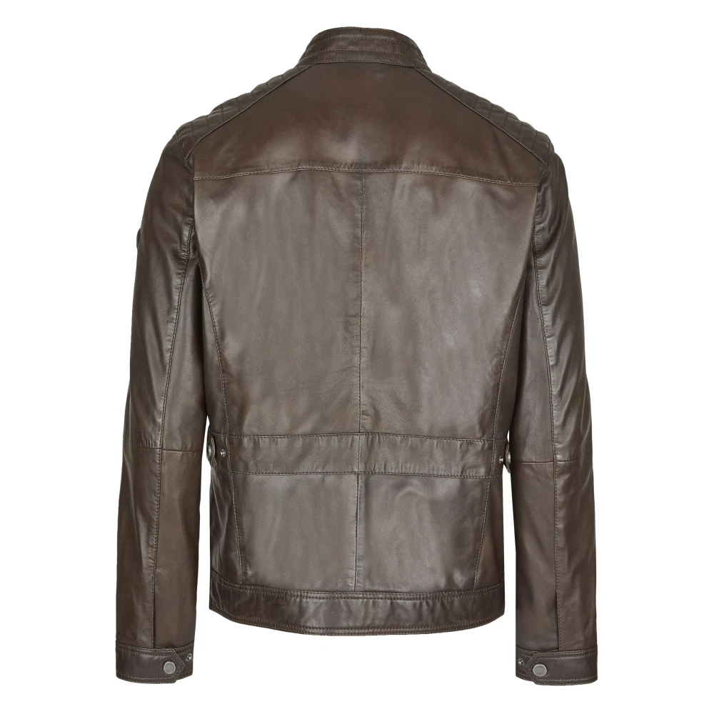 Bugatti Heren Leren Jas Claudio Brown Heren