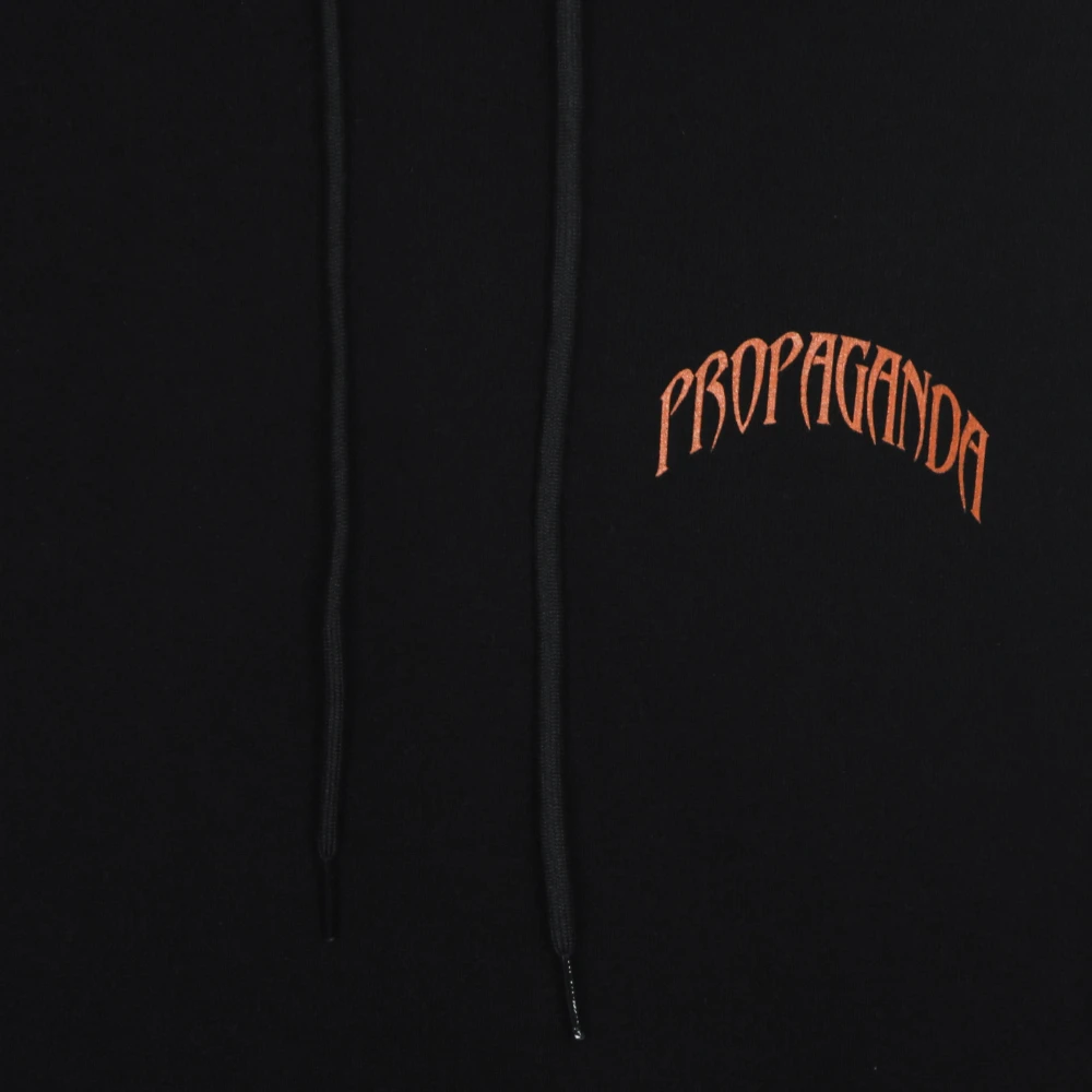 Propaganda Zwarte Lichtgewicht Hoodie Grizzly Black Heren
