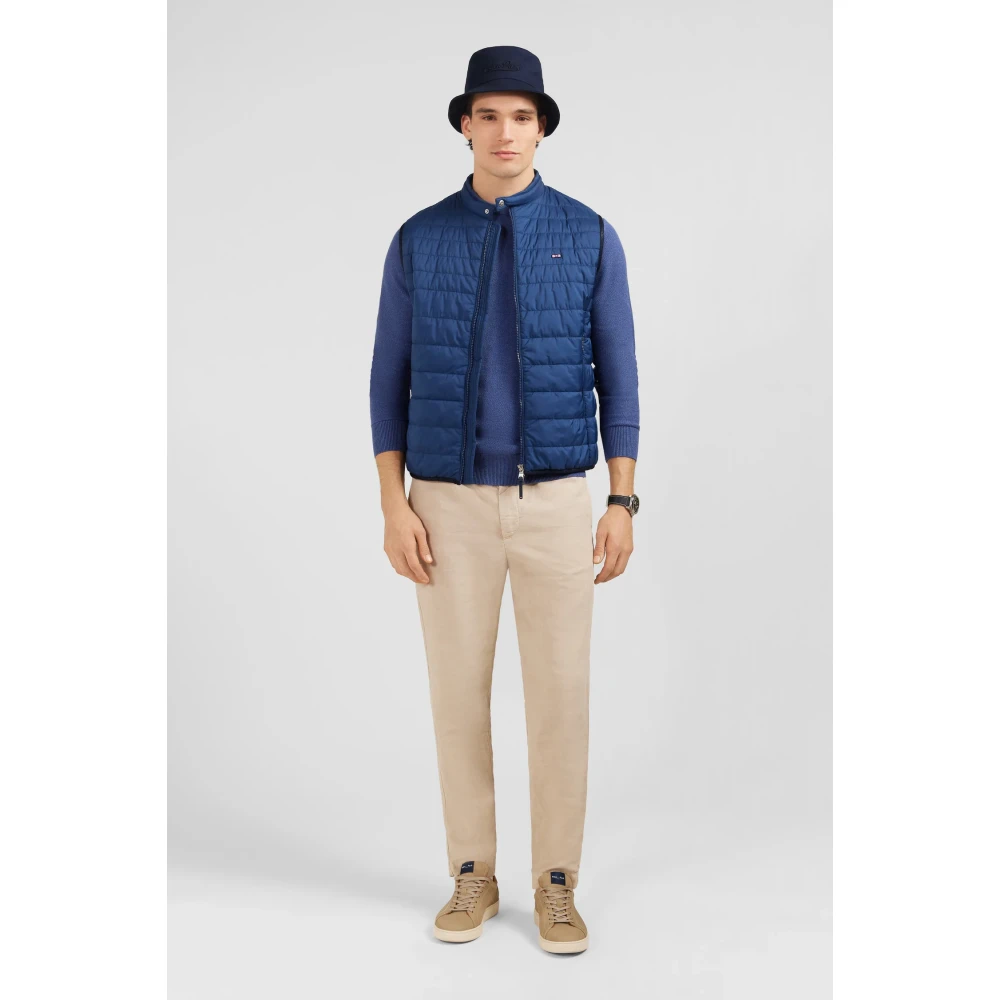 Eden Park Vests Blue Heren