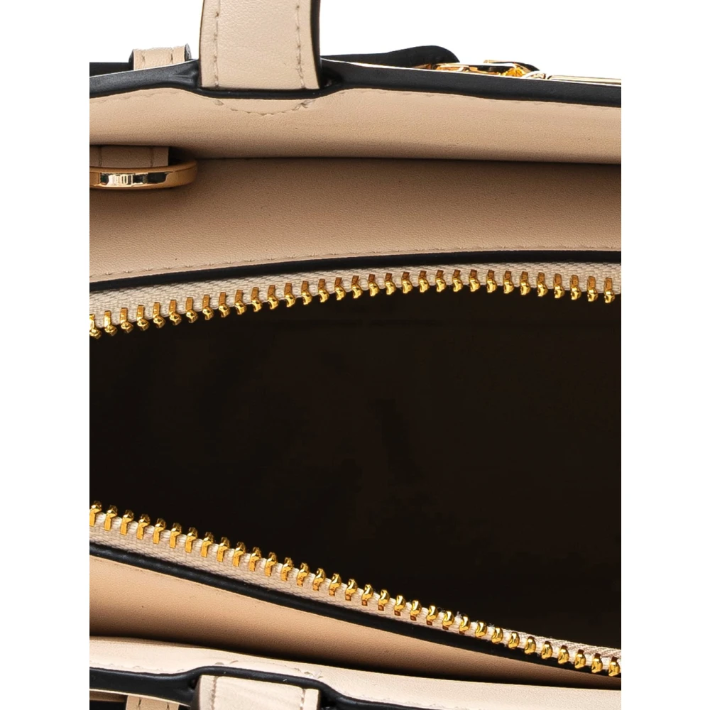 Twinset Witte Handtas Bauletto voor Vrouwen Beige Dames