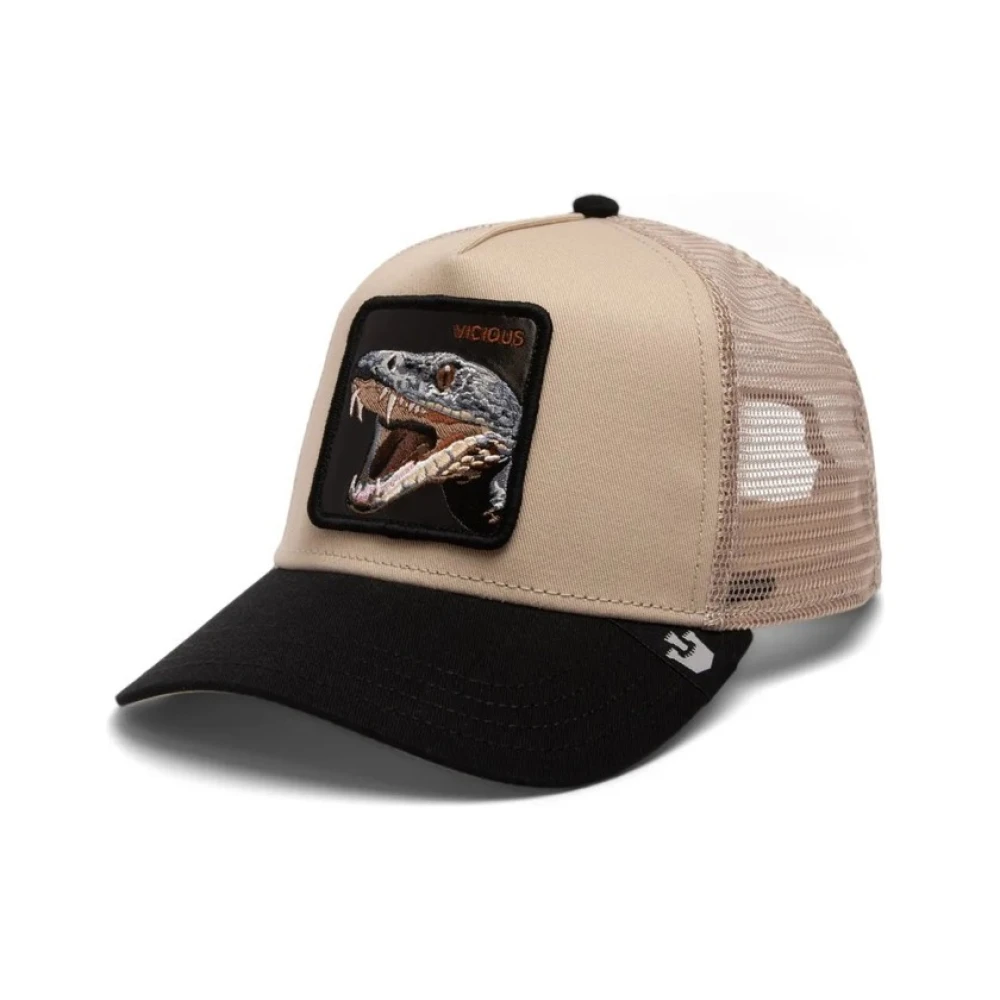 Goorin Bros Beige Vicious Snake Trucker Cap Beige Heren