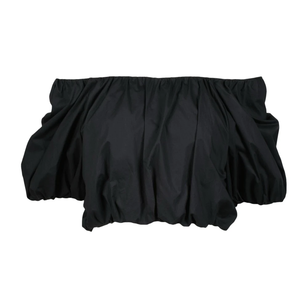 Nude Katoenen Mouwloze Top Black Dames