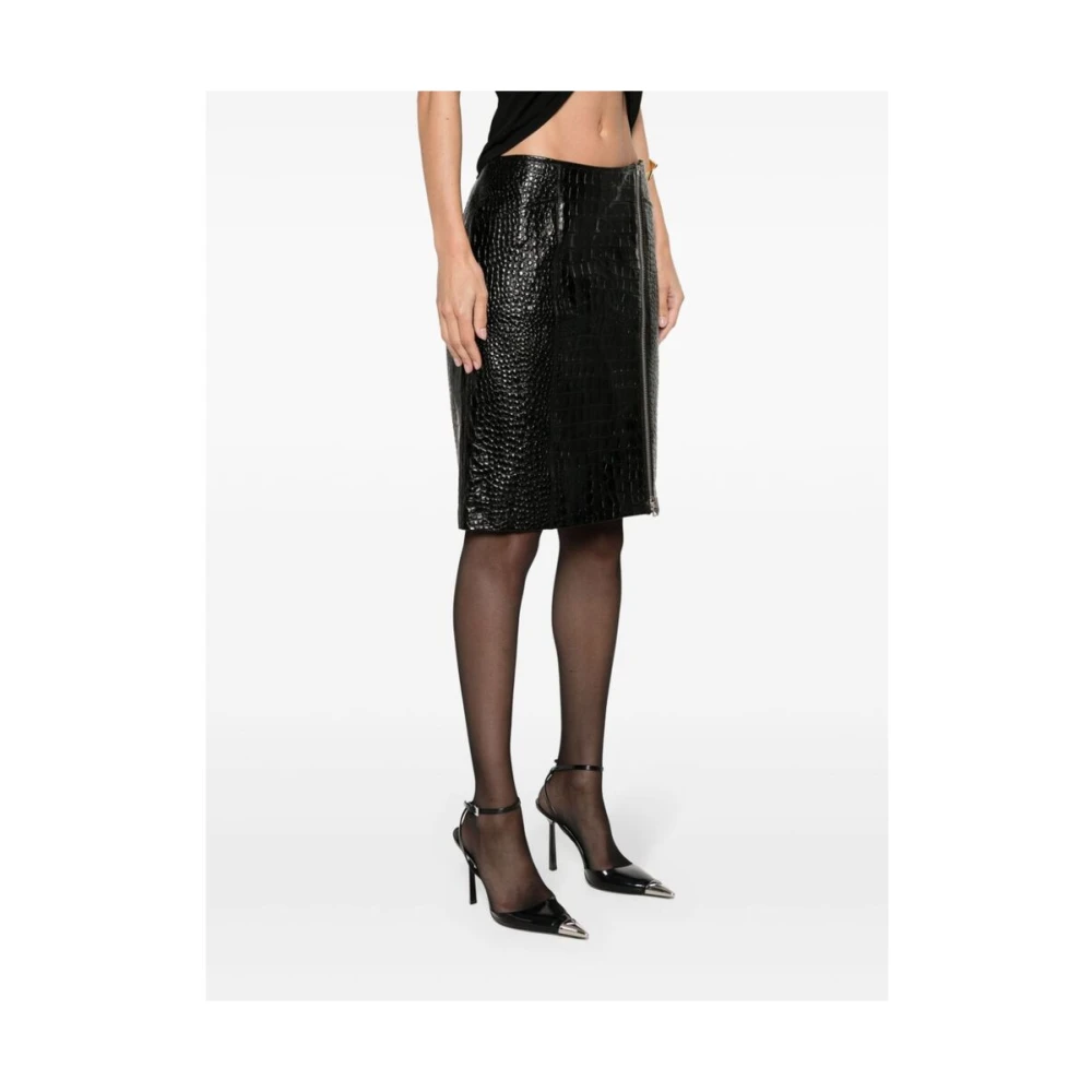Tom Ford Leather Skirts Black Dames