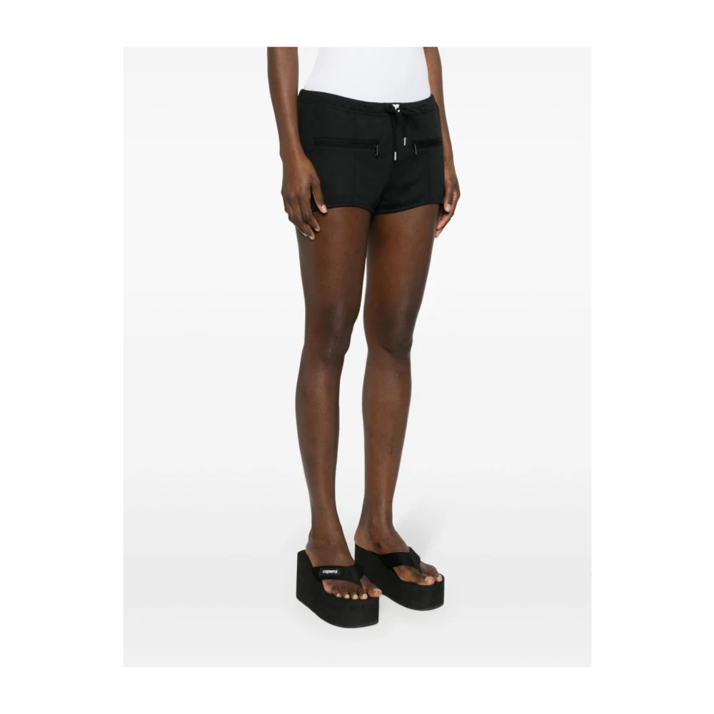 Courrèges Stijlvolle Mini Shorts Black Dames