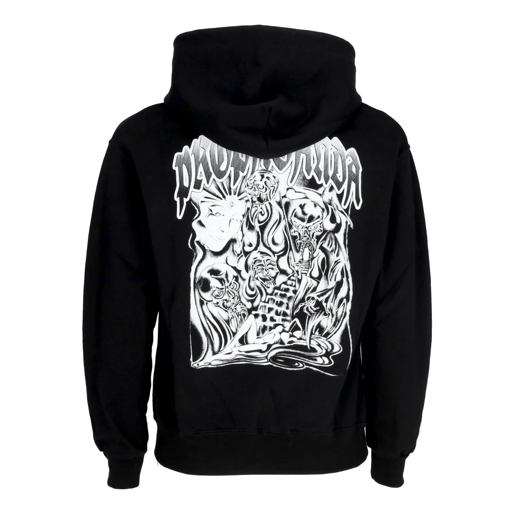 Propaganda Zwarte hoodie met voorzak Black Heren