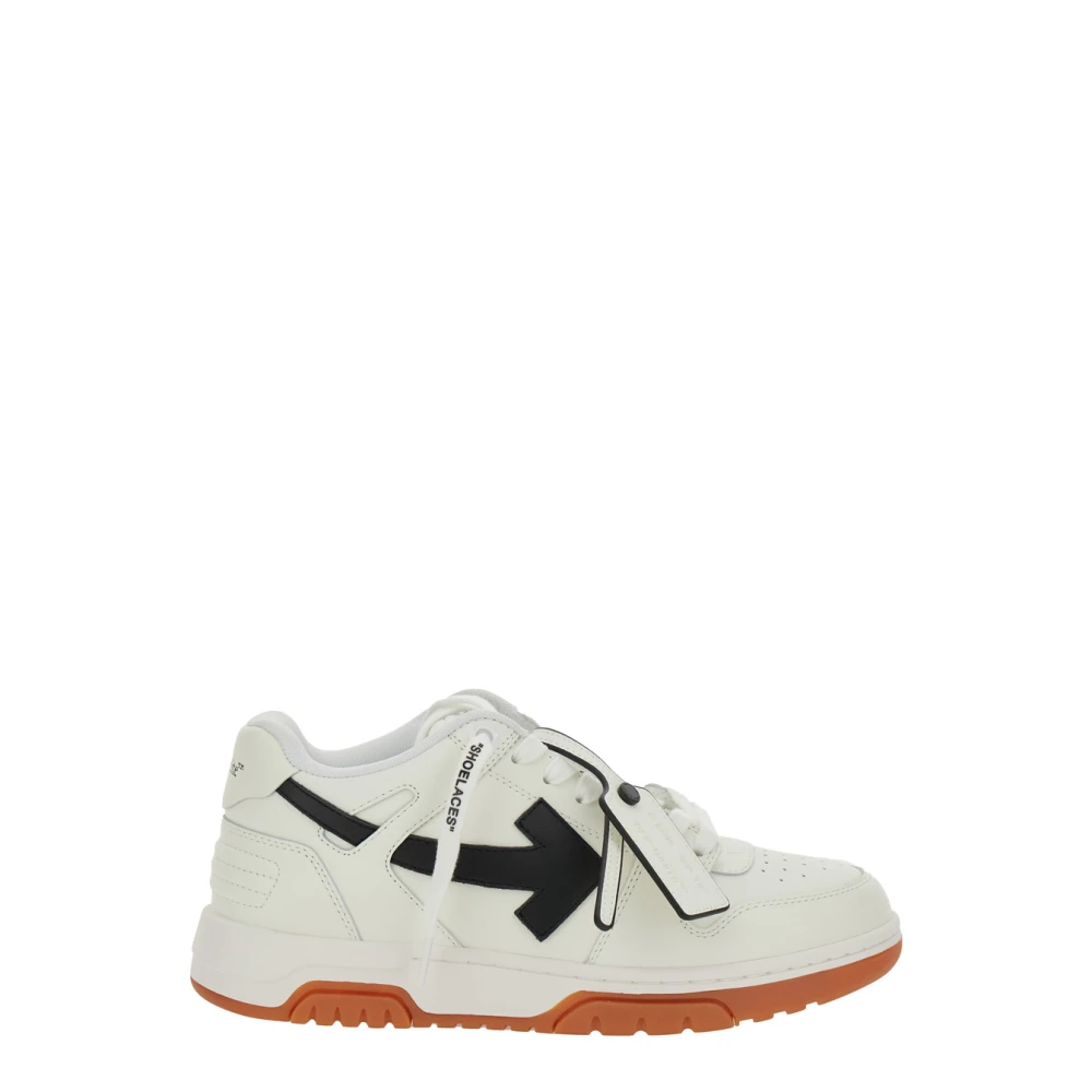 Off White Vita låga sneakers med pil White, Herr