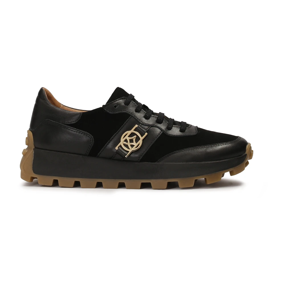 Kazar Zwarte sneakers met contrasterende zool Dames Schoenen