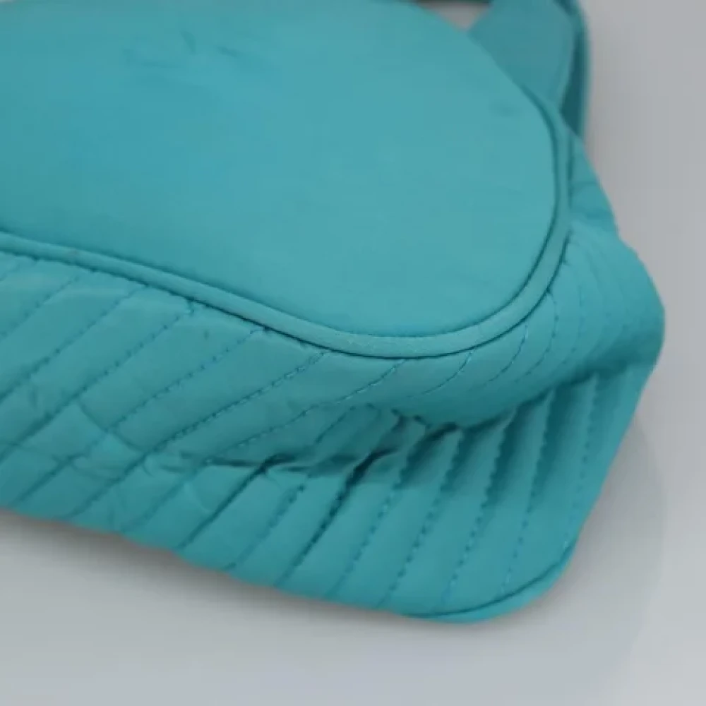 Yves Saint Laurent Vintage Pre-owned Leather handbags Blue Dames