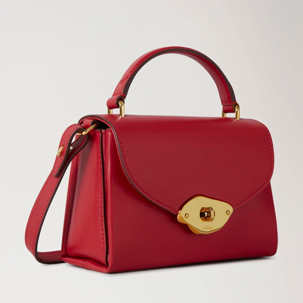 Mulberry Lana Top Handvat Tas Scharlakenrood Red Dames