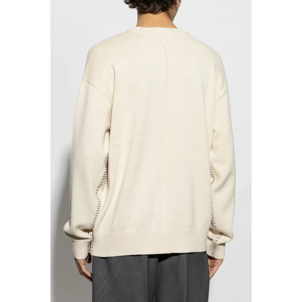Rag & Bone Sweater Clarkson Beige Heren