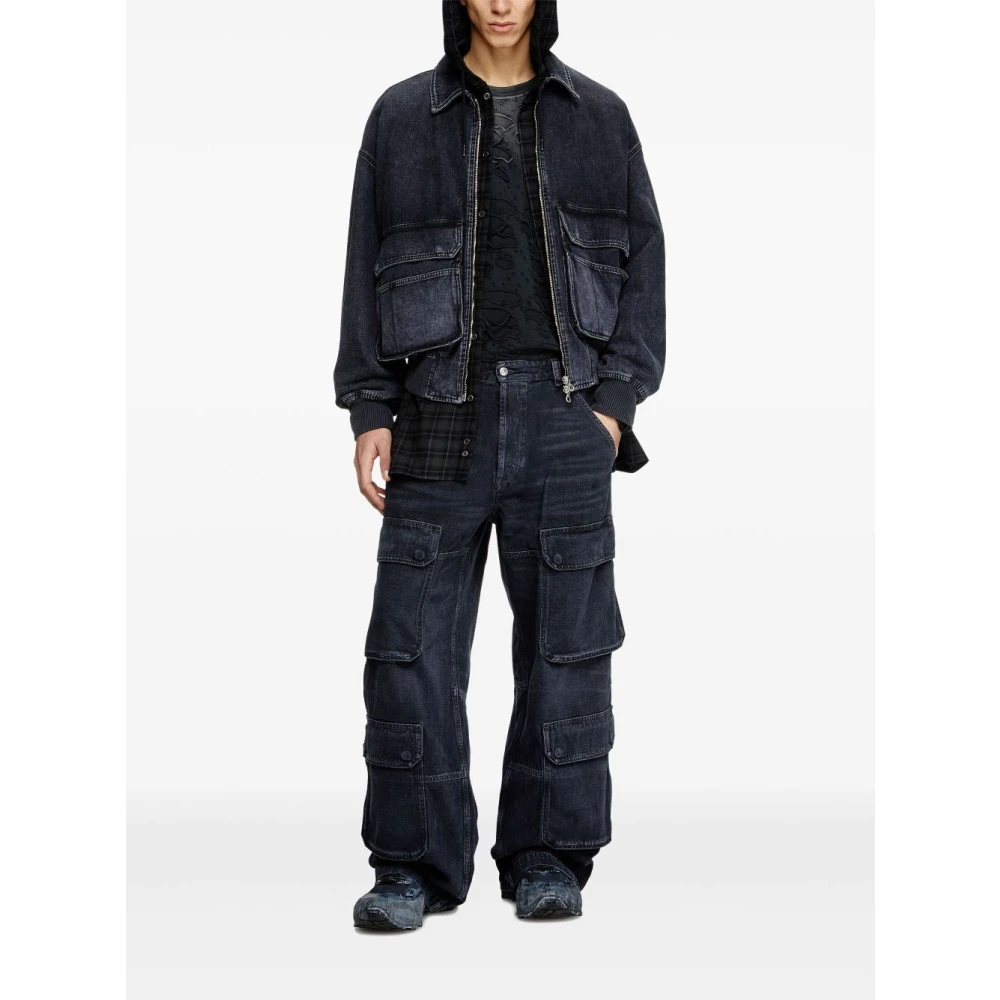 Diesel Zwarte Jeans voor Mannen Blue Heren