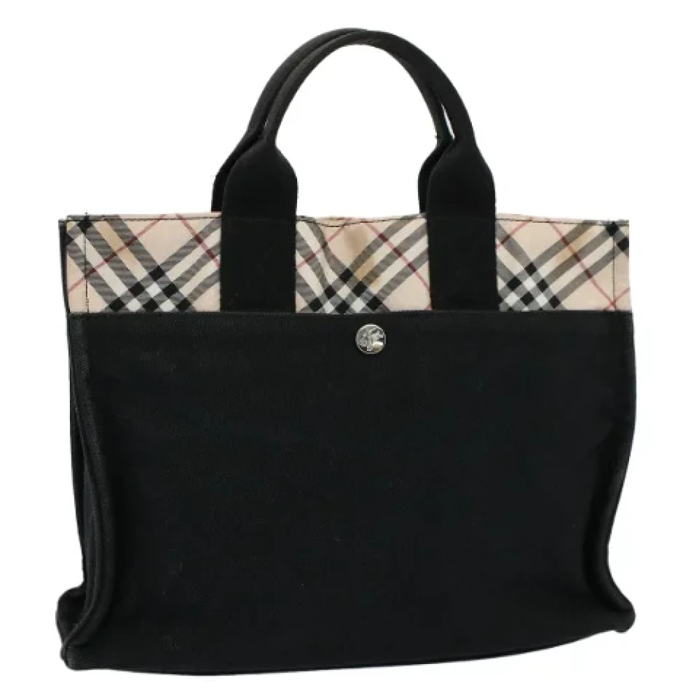 Burberry Vintage Pre-owned Canvas totes Black Dames