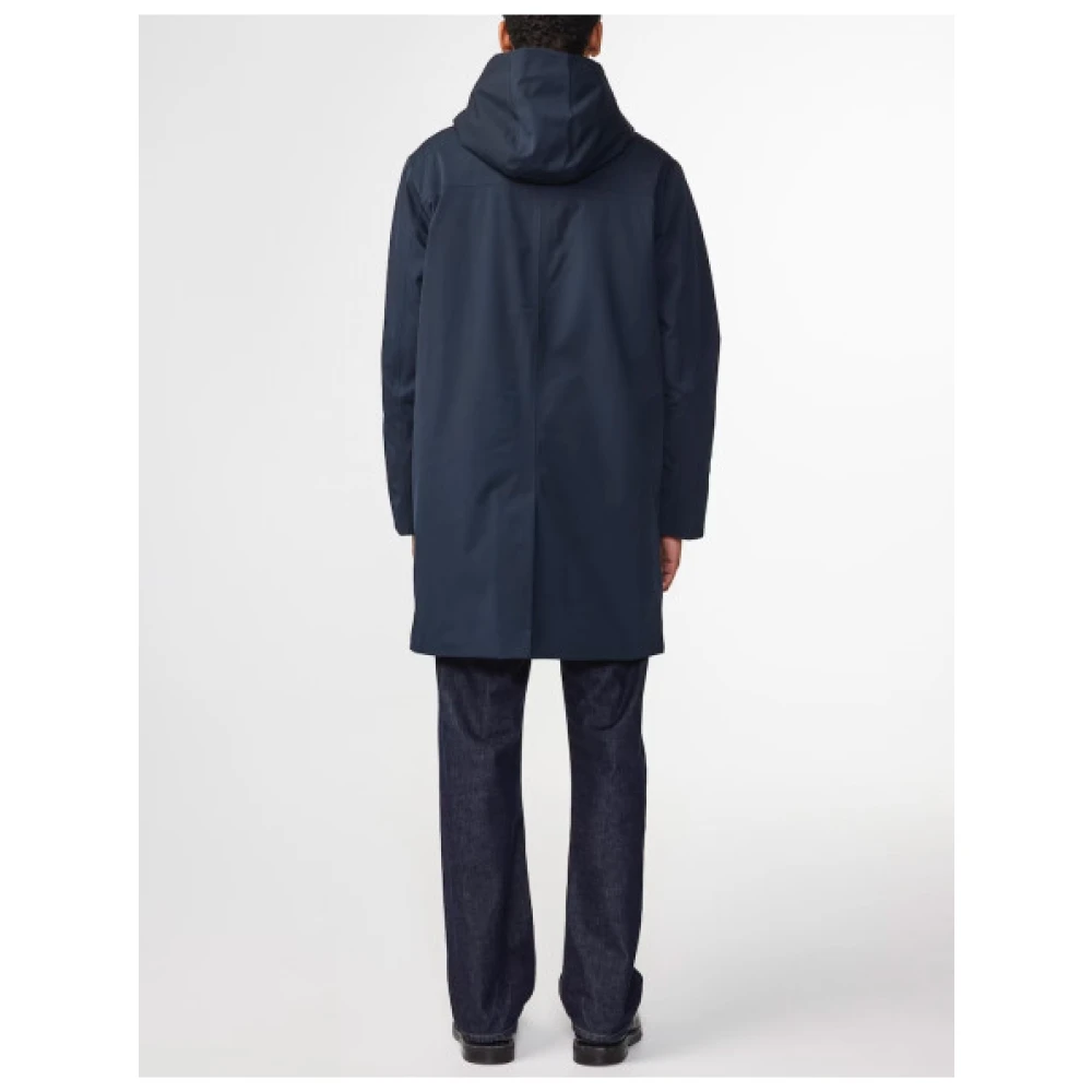 Nn07 Waterdichte Parka met Primaloft Voering Blue Heren