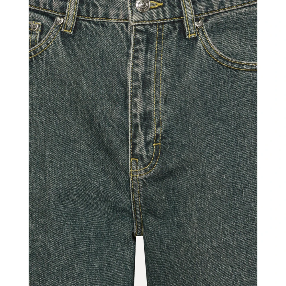 Rotate Birger Christensen Straight Fit Katoenen Jeans Blue Dames