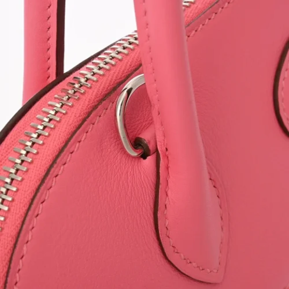 Hermès Vintage Pre-owned Leather handbags Pink Dames