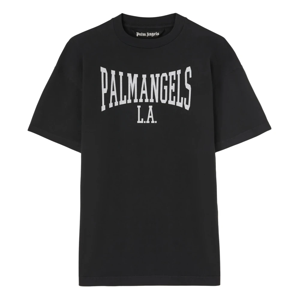 Palm Angels Klassieke College Tee Zwart Black Heren