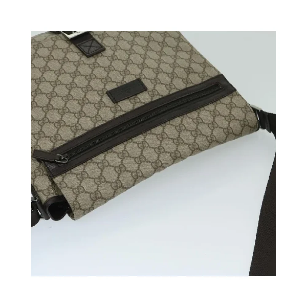 Gucci Vintage Pre-owned Canvas gucci-bags Beige Dames