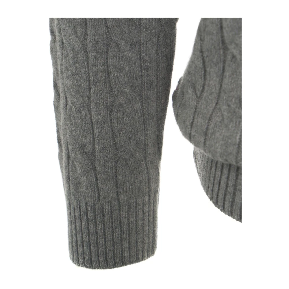Amaránto Grijze Gebreide Trui Aw24 Gray Heren
