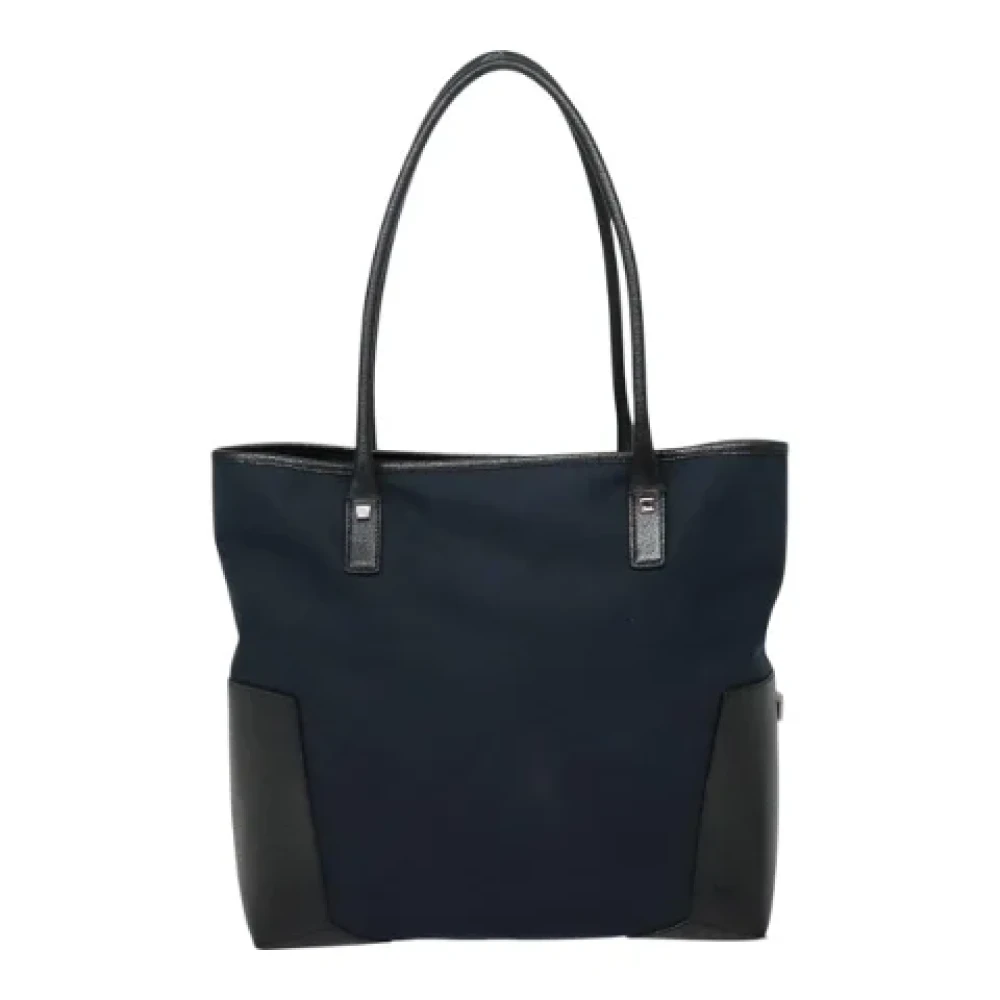 Salvatore Ferragamo Pre-owned Canvas shoulder-bags Blue Dames
