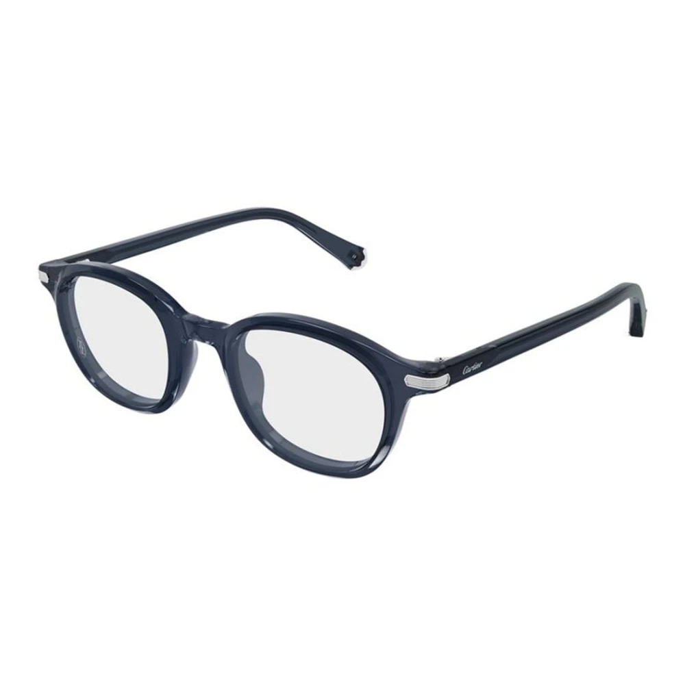 Cartier Unisex Blue Glasses, 49 Mm, Optical Frame
