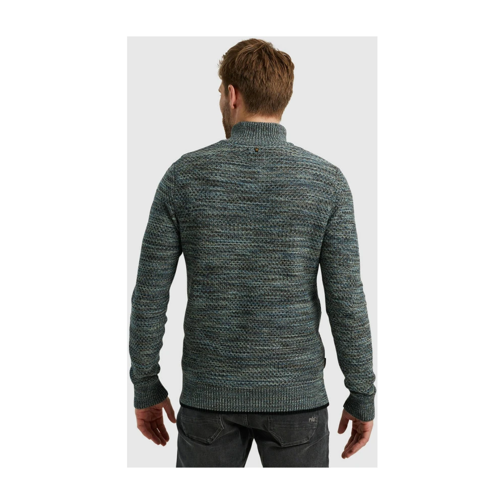 PME Legend Half Zip Pullover Colormix Brown Heren