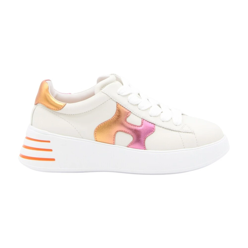 Hogan Rebel Lage Sneakers Dames Schoenen Wit