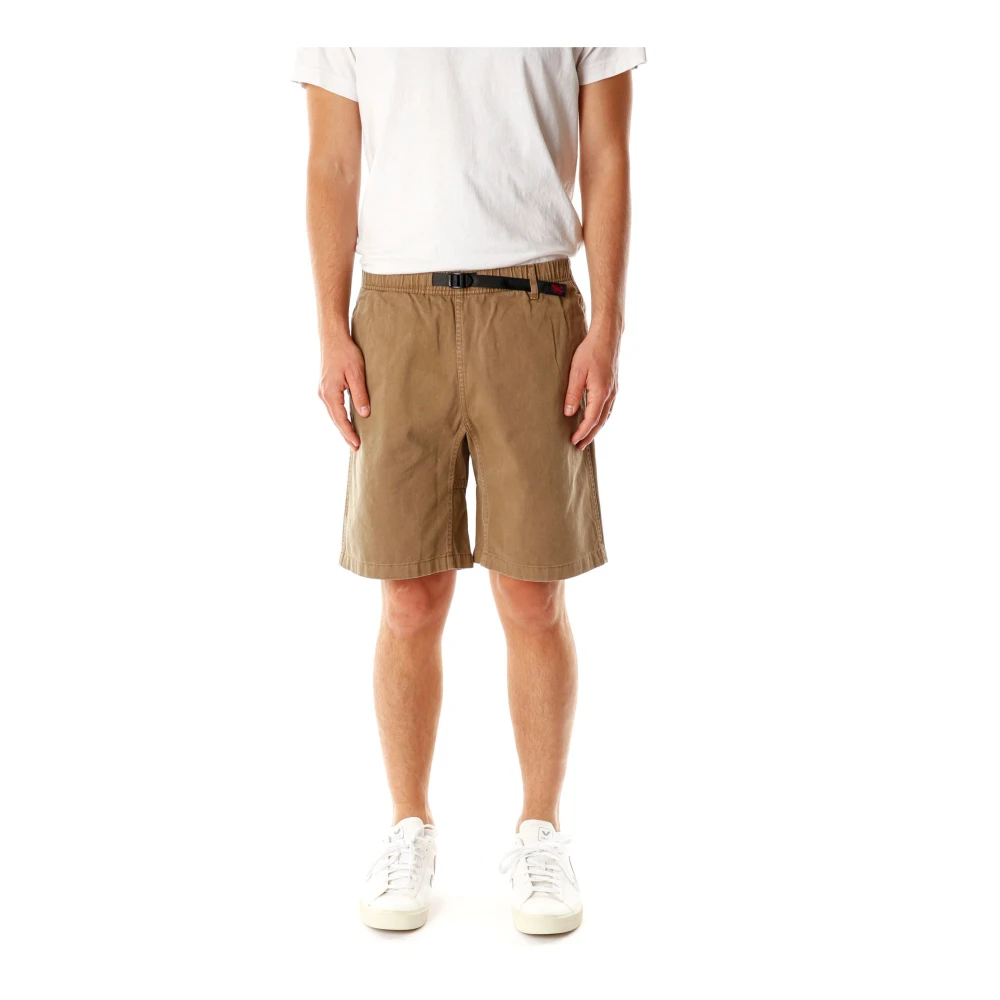 Gramicci Shorts met middelhoge taille en riem Green Heren