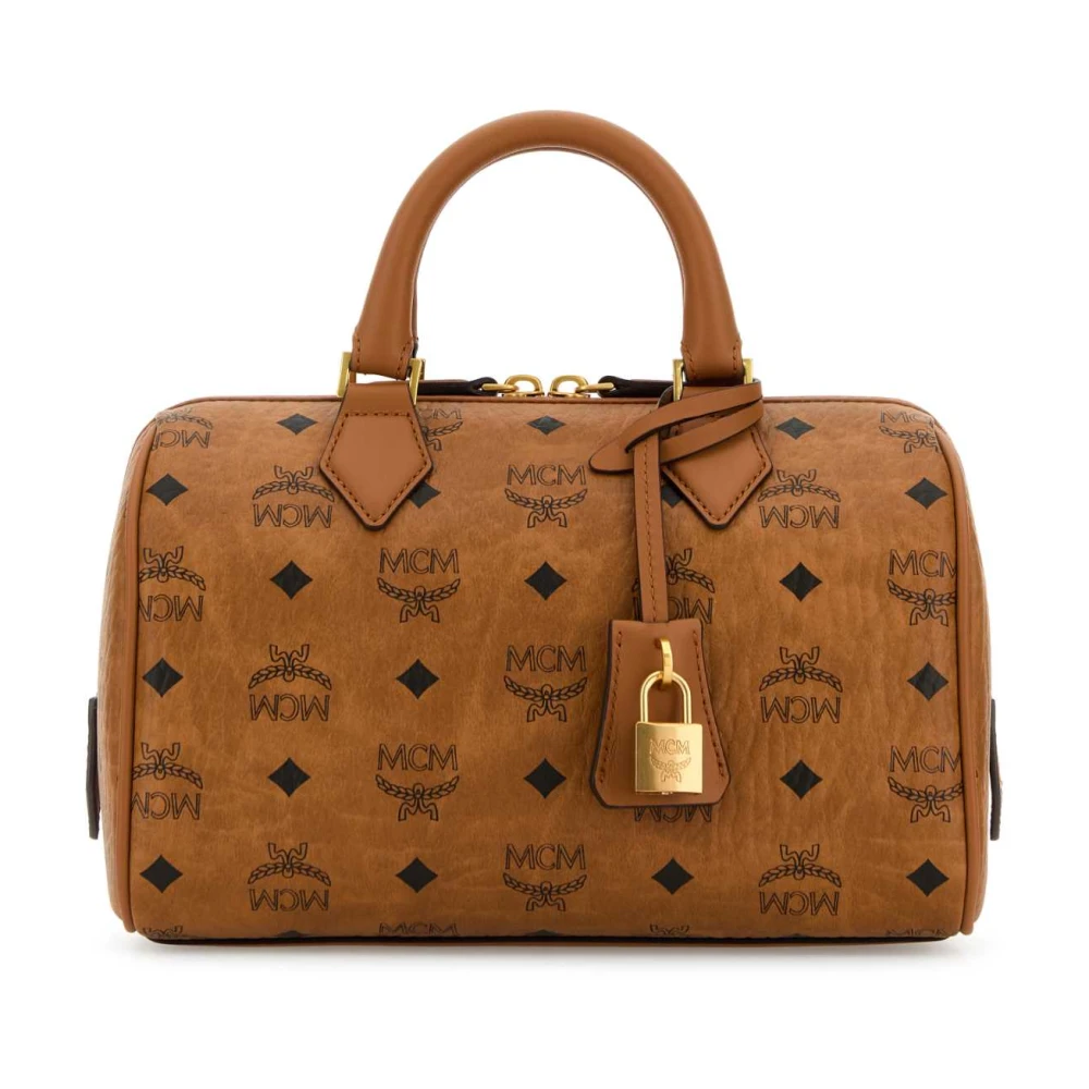 MCM Stijlvolle Ella Boston Handtas Brown Dames