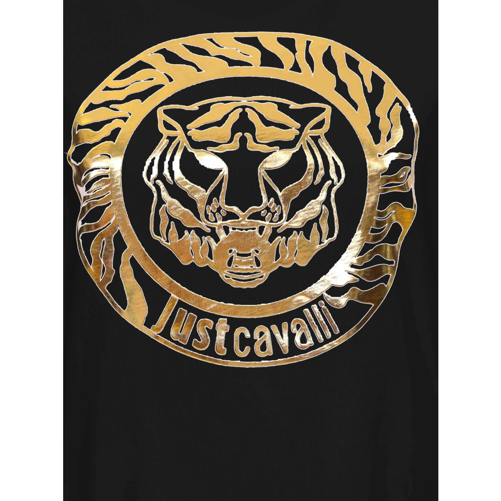 Just Cavalli Stijlvolle T-shirts en Polos Black Dames