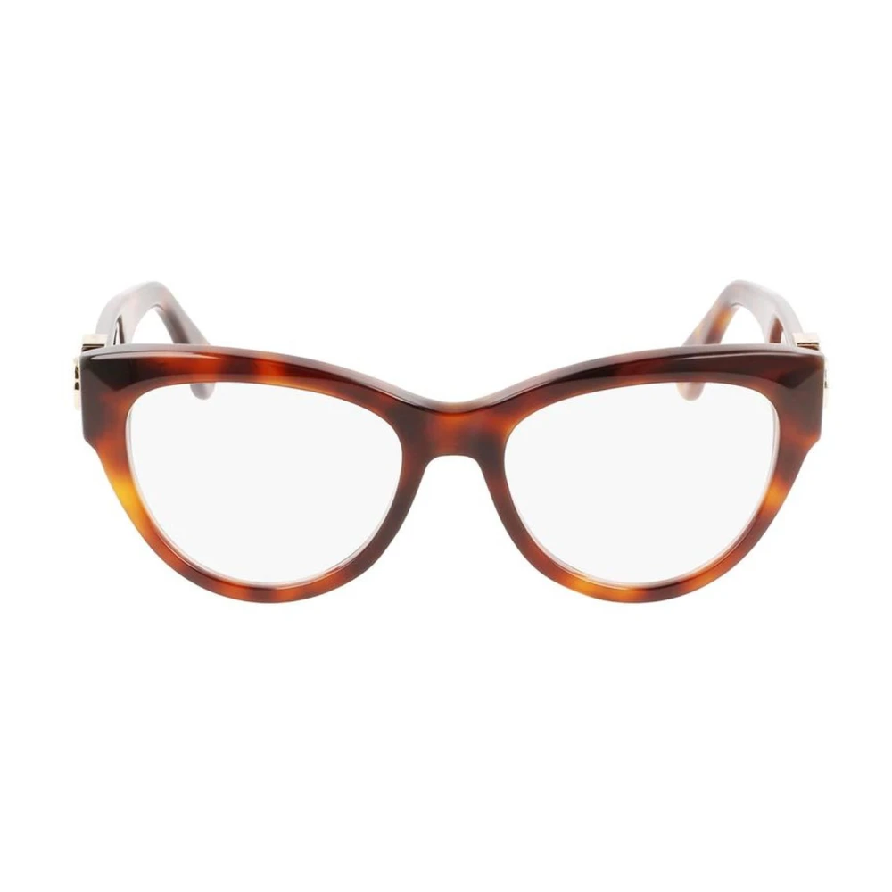 Lanvin Bruine Acetaatmontuur Bril voor Vrouwen Brown Dames