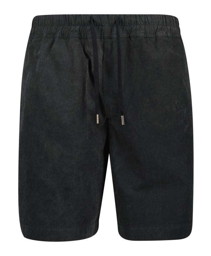 short-en-coton-noir-maxe-collection-2025