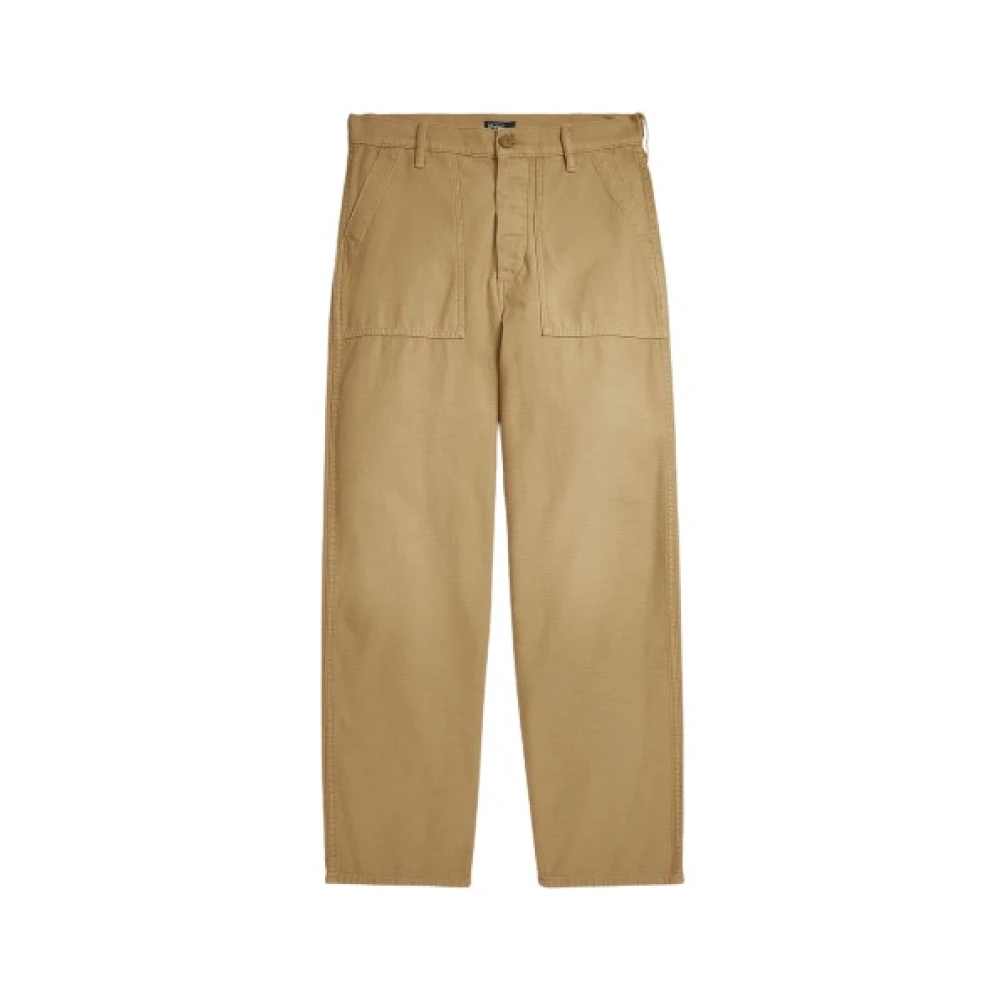 Polo Ralph Lauren Donna Beige Pantaloni, M, New,