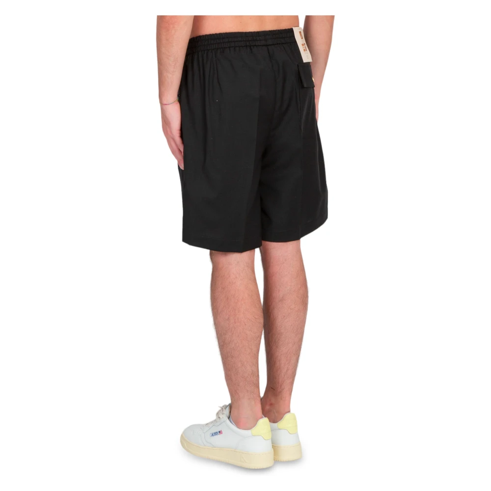 Briglia Elastische Taille Shorts in Molokay Stijl Black Heren