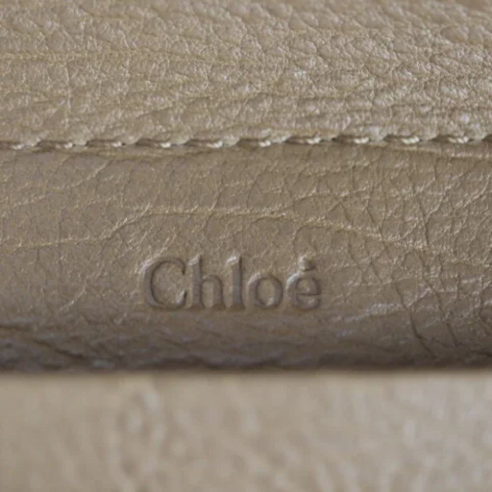 Chloé Pre-owned Leather wallets Brown Unisex