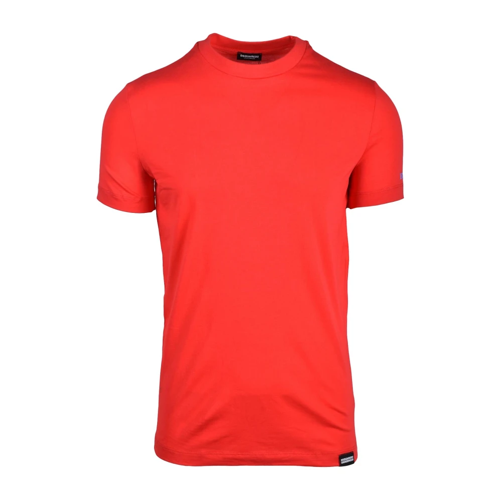Dsquared2 Rode T-shirt voor mannen Red Heren