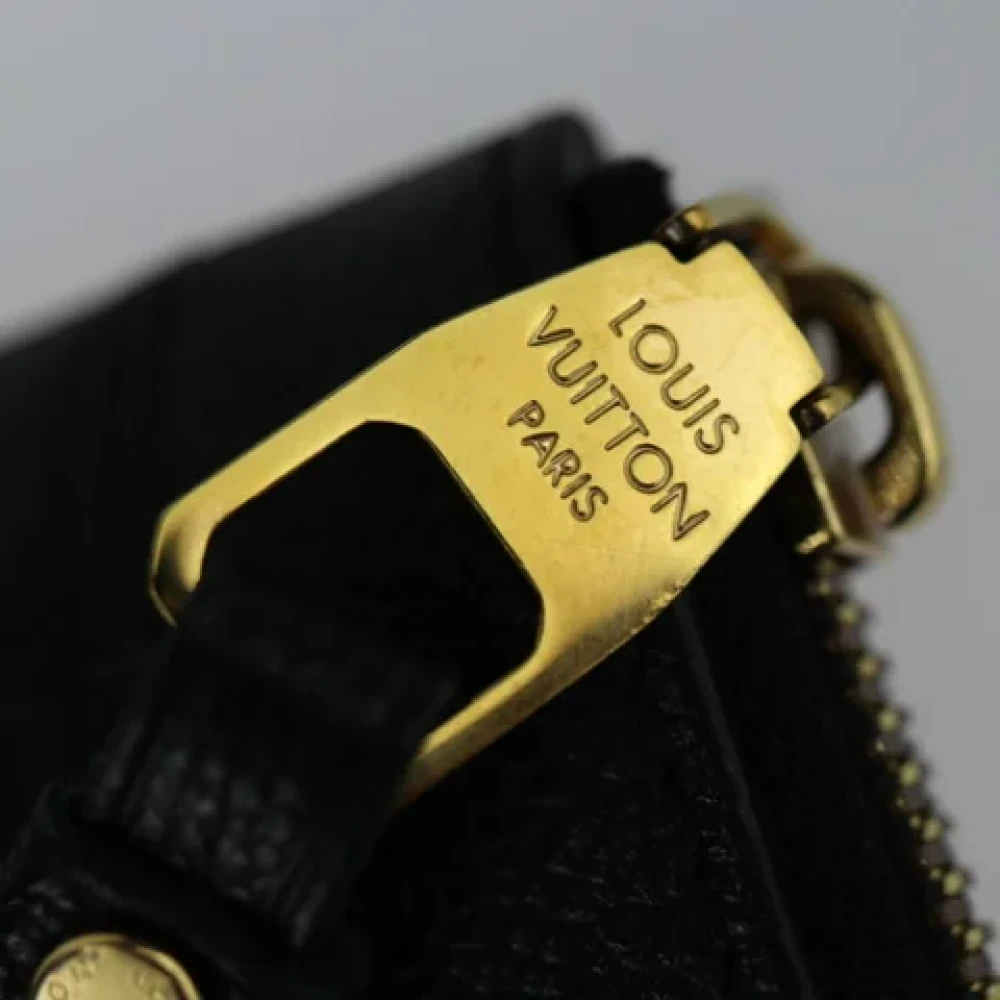 Louis Vuitton Vintage Pre-owned Canvas clutches Black Dames
