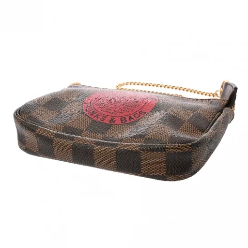 Louis Vuitton Vintage Pre-owned Canvas clutches Brown Dames