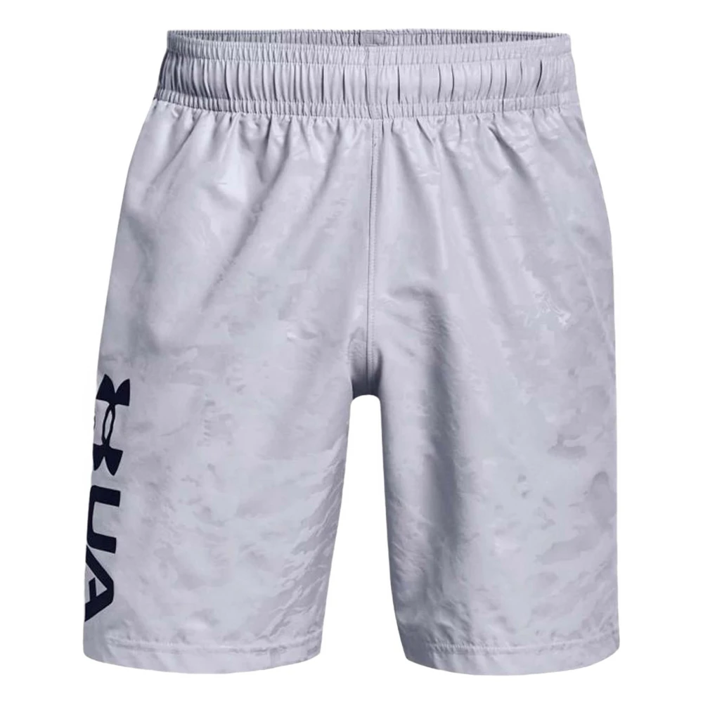 Under Armour Emboss Shorts-Gry Shorts Gray Heren