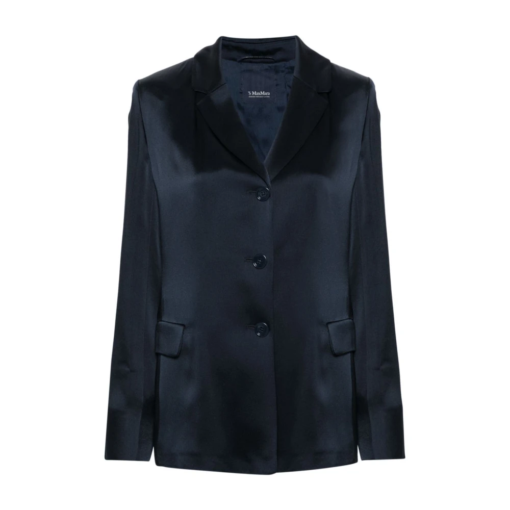 Max Mara Stijlvolle Jassen voor Vrouwen Blue Dames