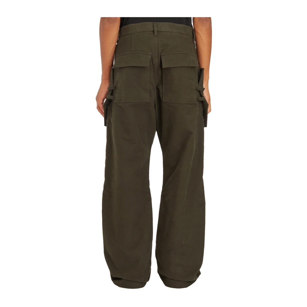Rick Owens Cargo Forest Broek Green Heren