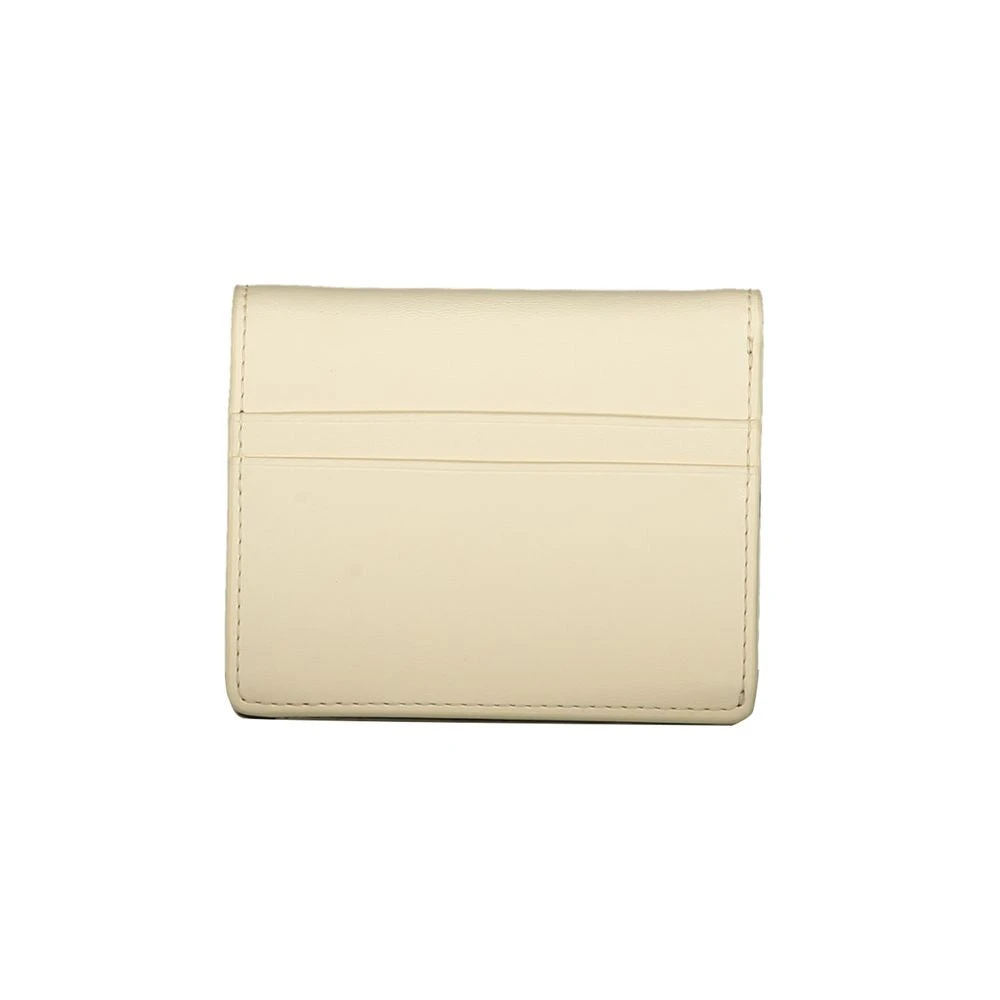 Tommy Hilfiger Beige Portemonnee met Drukknoopsluiting Beige Dames