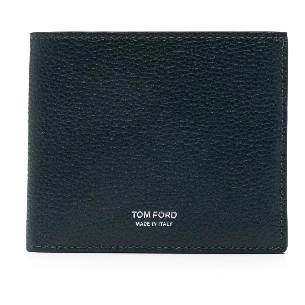 Tom Ford Italiaanse leren portemonnee Blue Heren