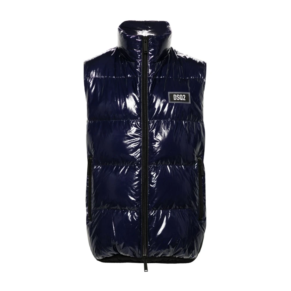 Dsquared2 Sportieve Marine Vest Blue Heren