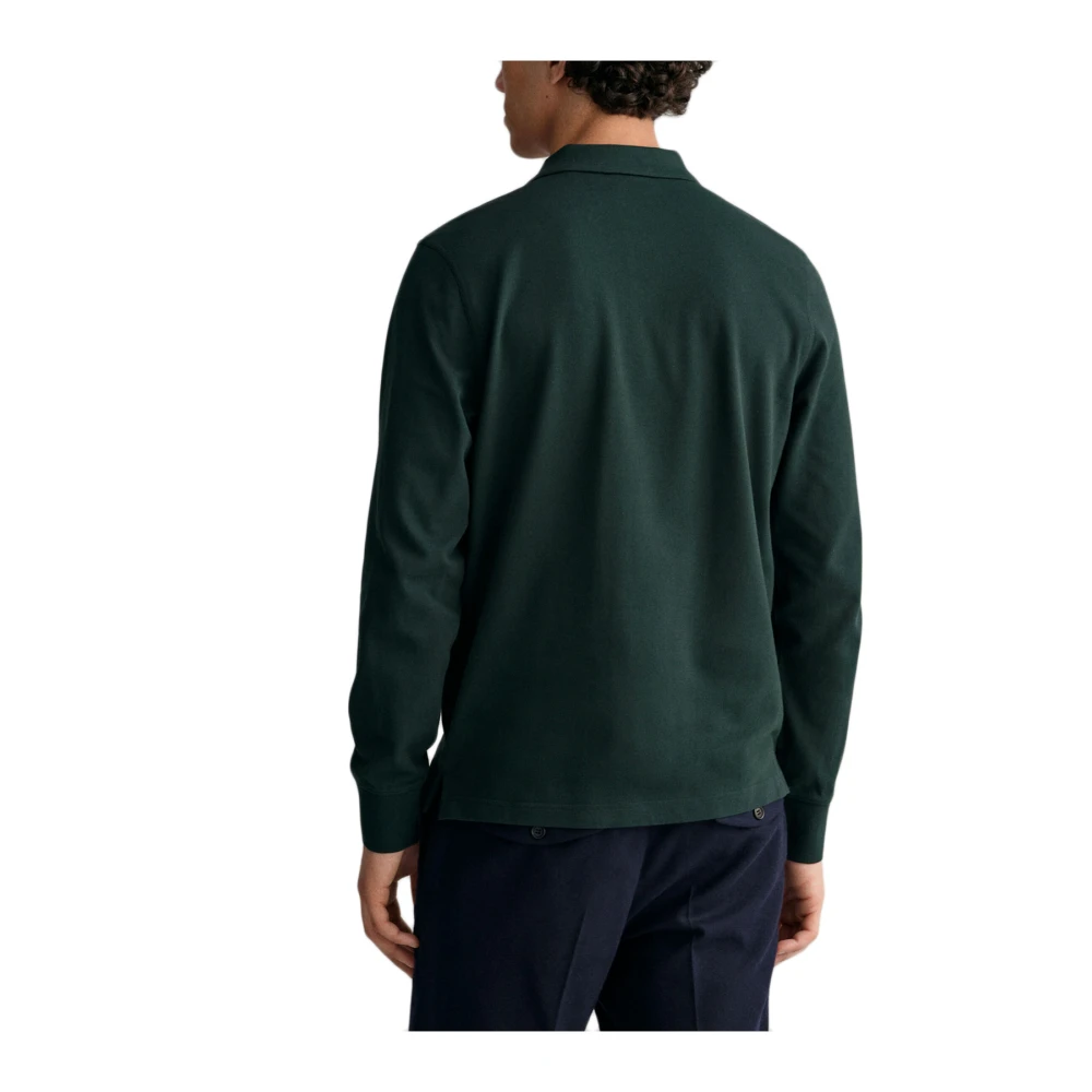 Gant Klassieke Polo Shirt Green Heren