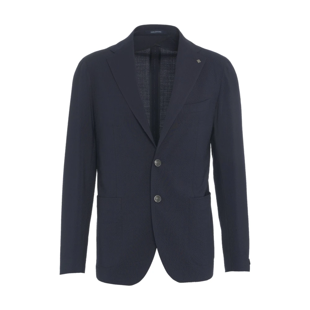 Tagliatore Herenkleding Blazer Blauw Ss25 Blue Heren