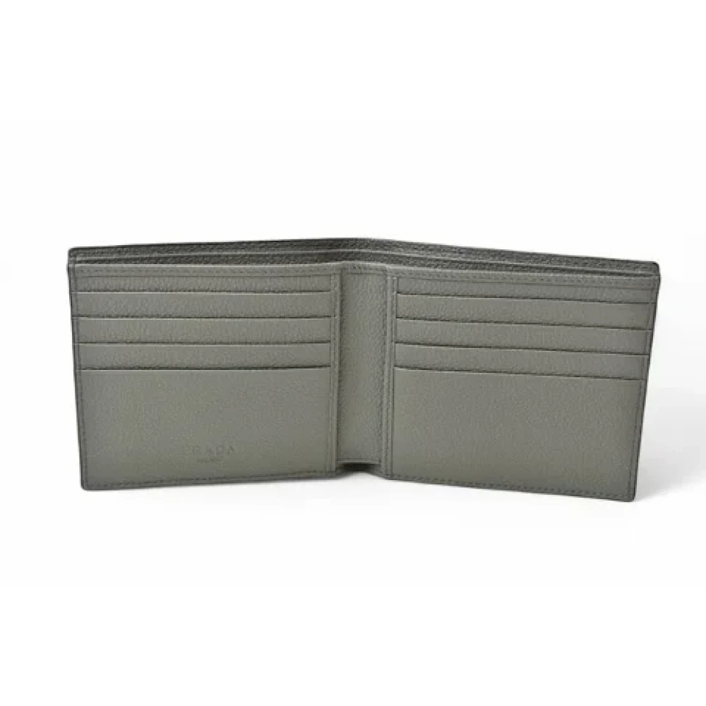 Prada Vintage Pre-owned Leather wallets Black Dames